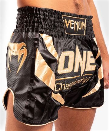 Muay Thai shorts Venum x ONE FC sort/guld